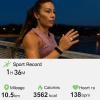 ASHATA Smart Ring Fitness, IP68 Wearable NFC Sleep Tracking Body Temperature Monitor Pedometer Ebook Page Turning Music Control (9), Rose Gold view 3