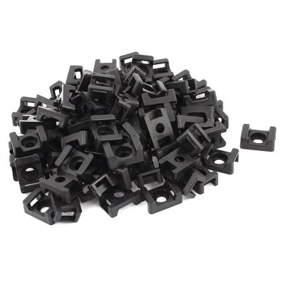FESWERT Cable tie fixing seat HC-2 9mm Width Cable Tie Mount Base Holder Fixing Saddle 90 Pcs