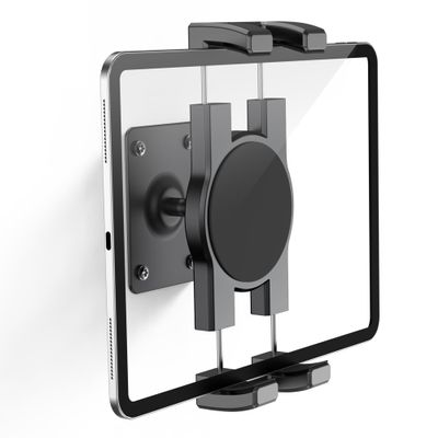 TeQable Tablet Wall Mount, 360 Rotating iPad Wall Mount Holder, Compatible with 4.7"-12.9" Tablets Including Phones, iPad Pro/Mini/Air, Samsung, Kindle, Galaxy Tab - Ideal for Gym, Kitchen, Work Use