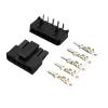 ROBAUN 10-50 Set 3.0 Connector Male Female Wire to Board Connector Right Angle with Connector Plug Terminals(5Pin,50Sets) view 1