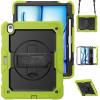 Yohryi Case for iPad Air 13-inch (M2, 2024 Release), 3 Layers Upgraded Protection Heavy Duty Case with Built-in Screen Protector & 360 Rotating Stand & Shoulder Strap & Handle,C view 1