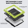 Yohryi Case for iPad Air 13-inch (M2, 2024 Release), 3 Layers Upgraded Protection Heavy Duty Case with Built-in Screen Protector & 360 Rotating Stand & Shoulder Strap & Handle,C view 3