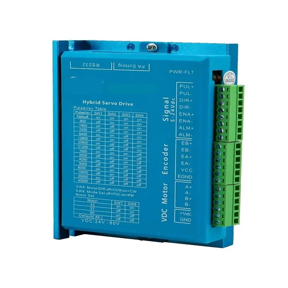 Huayong motor driver Closed Loop Motor Driver for 57 86 Motor HBS860H / HBS57 / HBS86H / HBS86 Hybrid Closed-Loop Motor DC Motor Driver Controller(1PC HBS86H)