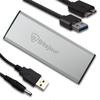 Bitsjour MacBook Pro SSD Enclosure 7+17 Pin, USB 3.0 5Gbps Hard Drive External Case for Apple MacBook Pro Retina A1425 EMC 2557/2672(Late 2012-Early 2013), A1398 EMC 2512/2673(Mid 2012-Early 2013 view 1