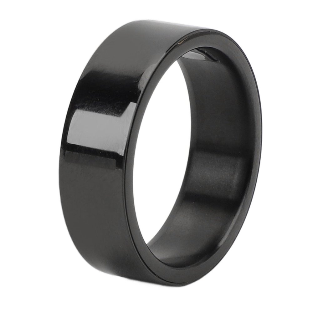 Smart Ring Fitness Ring for Women Men, Health Rings with Sports & Sleep Monitor, Support Camera Function, Long Lasting Batteries Sleep Ring, IPX8, Black (13#)