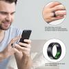 Smart Ring Fitness Ring for Women Men, Health Rings with Sports & Sleep Monitor, Support Camera Function, Long Lasting Batteries Sleep Ring, IPX8, Black (13#) view 3