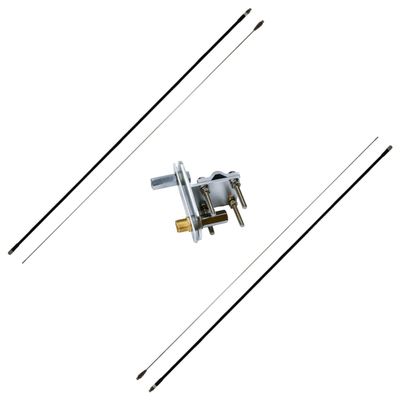 Intellitron Dipole Antenna Kit - includes 3 Items - Dual MA-2010T 10m Ham Sticks with Matching Intellitron AA-1602 Dipole Mounting Bracket, ZIN-DIPOLE-10