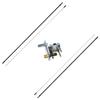 Intellitron Dipole Antenna Kit - includes 3 Items - Dual MA-2010T 10m Ham Sticks with Matching Intellitron AA-1602 Dipole Mounting Bracket, ZIN-DIPOLE-10 view 1