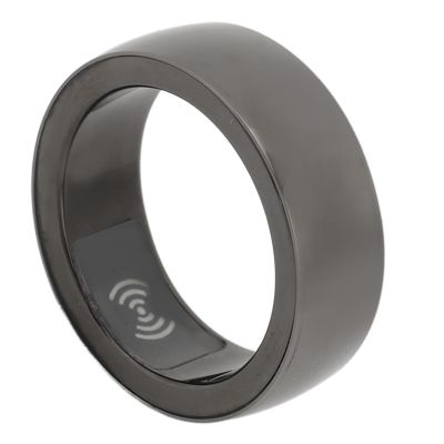 Diyeeni Smart Ring for Men Women, Health Ring with Charger Case, Sleep Tracking, Body Temp & Fitness Monitor, IP68 Work for iOS for Android, Black (Size22 (US 12 for