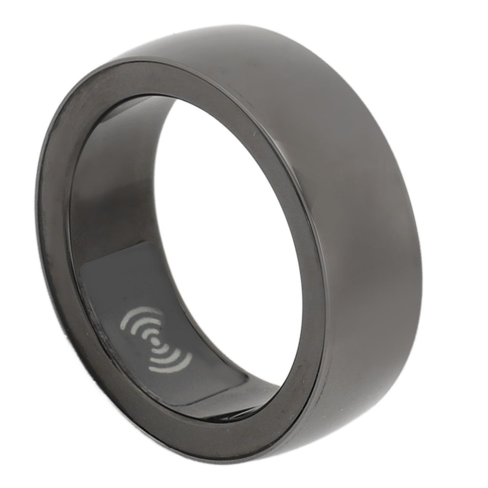 Diyeeni Smart Ring for Men Women, Health Ring with Charger Case, Sleep Tracking, Body Temp & Fitness Monitor, IP68 Work for iOS for Android, Black (Size22 (US 12 for