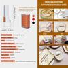 ylpddmm Mini Handheld Coffee Print,Handheld Food PrintPen,Latte Art Printer,Mini Food Printer, Food Machine PrintPen in Bread Cake for Cakes Bread Coffee Foodies Art Cooking,Brown view 4