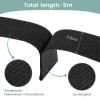 WSZJINB 1.5In x 16Ft Cinch Straps Heavy Duty With 20 Buckles, Black Nylon Hook and Loop Straps, Reusable Long Cable Ties for Organizer or Storage view 4