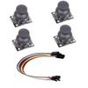 Ferwooh Game Joystick Sensor Dual Axis Game Controller Sensor Joystick Breakout Module with 10P Female Cable(Pack of 4PCS) view 1