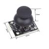 Ferwooh Game Joystick Sensor Dual Axis Game Controller Sensor Joystick Breakout Module with 10P Female Cable(Pack of 4PCS) view 4