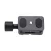 Quick Release Plate, Camera Quick Release Plate with 1/4in Screw 7.6x3x2cm Aluminium Alloy Mini Level Quick Release Plate for Cameras and Tripods view 1