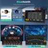 Wireless Carplay Single Din Car Stereo with Wireless Android Auto Airplay Mirror Link,Podofo 9inch 1080P HD Touch Screen Bluetooth Radio Audio Receivers with FM Radio SWC EQ DVR 12LED Backup Camera view 4