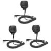 Amazingxiax 3Pack KMC-45D KMC-45 Speaker Mic Remote Speaker Microphone Shoulder Mic Military Spec for TK430 TK3201 TK2160 TK3160 TK2402 TK3402 TK2312 TK3312 NX240 NX220 KMC-21 view 1