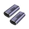 GHQXZT USB C Female to Female Adapter,USB c Coupler Female to Female 100W Power Delivery, 40Gbps USB c to c Female with 8K 60Hz Video Display Compatible for iPad, MacBook,Thunderbolt 4/3 (2Pack) view 1