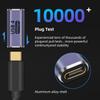 GHQXZT USB C Female to Female Adapter,USB c Coupler Female to Female 100W Power Delivery, 40Gbps USB c to c Female with 8K 60Hz Video Display Compatible for iPad, MacBook,Thunderbolt 4/3 (2Pack) view 3