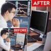 Anti-glare Laptop Privacy Film for 11.6-inch - 27-inch Computer Monitors Dual Sided Available 2-pack view 4