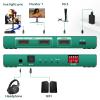 HDMI Splitter 1 in 2 Out 4k 120hz with Audio Extractor Hue Sync Box 1x2 hdmi 2.1 Splitters 8k 2 Way hdmi Splitter 1 in 2 Out 4k 120hz hdmi duplicator 1 Input 2 Output 8k hdmi 2.1 duplicator 1x2 view 2