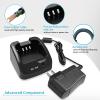 BC-160 Rapid Charger BP-232 for ICOM IC-A14 IC-F14 IC-F24 IC-F33GS IC-F33GT IC-F3011 IC-F4011 IC-F3161 IC-F4161 Radi Charger BP-232N BP-232H (NOT Fit IC-A16) view 3