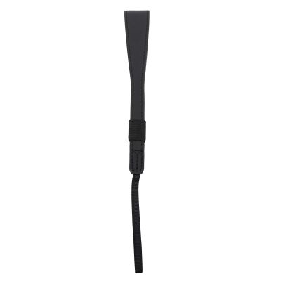 Restokki Camera Wrist Strap Adjustable Soft Leather Lanyard Lustrous Black For SLR Mirrorless Camera (Black)