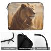 17inch Laptop Sleeve Bag Prairie Lion Laptop Bag Shockproof Computer Carrying Cover Slim Briefcase Handbag view 4