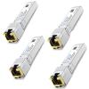 QSFPTEK 2.5Gbase-T Network Transceivers, 2500M Rate SFP to RJ45, 2.5gb Copper Module Mini Gbic Compatible with Cisco SFP-2.5G-RJ45, 100m, Other Open Switches - 4 Pack view 1