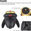 LGRFUXIN Black,Tripod Head, 72mm Auto Motorized Rotating Panoramic Head with Remote Control, 360 Multi-Angle Rotating Panoramic Shooting, for Smartphone Cameras view 3