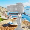 Camera Rail Nodal Slide, 150mm Quick Release Plate Clamp with 1/4in Screw Hole, Bubble Level, for Arca Compatible DSLR Tripod Monopod Ball Head, Panoramic Close Up Photography view 4