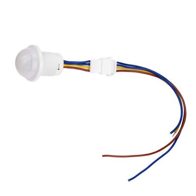 Akozon Mr HW06A LED Automatic Infrared Motion Sensor Control Switch, 1-40W, Compact Design Innovative with Auto Detection Function (MR-HW06A 35mm Long, 25mm Diameter)