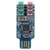 Akozon DriverFree CM108 USB Sound Card for PC & Laptop - External USB Audio Adapter with High Audio Quality, Portable and Convenient for Active Speaker & Headphones, view 3