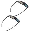 DLP Link 3D Glasses, LCD Lens Rechargeable 3D Movie Glasses 144Hz 2Pcs for DLP Link Projector for 3D Movie view 2