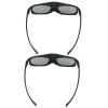 DLP Link 3D Glasses, LCD Lens Rechargeable 3D Movie Glasses 144Hz 2Pcs for DLP Link Projector for 3D Movie view 4