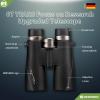 BRESSER 10x50 Binoculars for Adults High Powered with HD Optical System, FMC Green Film BAK4 Prism, Non-Slip Grip, Waterproof, Fogproof, Shockproof for for Hunting Bird Watching Travel Football Games view 2