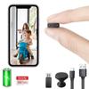 Free 64G Smallest Wireless WiFi Camera With Battery,HD1080P Portable Security Camera with Video Recording Live Feed,Night Vision,Motion Detection,Remote Viewing for Security with iOS Android APP view 1
