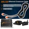 0127-29 Ethernet Cable fits for Most Lowrance Devices,15Feet(4.5M) ETHEXT-15YL 5-Pin Cat6 Cable Network Cable view 2