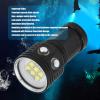 Yosoo Diving Flashlight Aluminum Alloy 14Led Diving Light Portable Outdoor Diving Flashlight for Photography Underwater Ipx8Waterproof, Diving Boards view 3