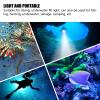 Yosoo Diving Flashlight Aluminum Alloy 14Led Diving Light Portable Outdoor Diving Flashlight for Photography Underwater Ipx8Waterproof, Diving Boards view 4