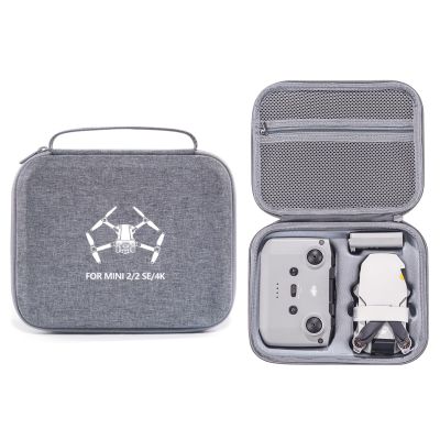 XBERSTAR Mavic Mini 2 Carrying Case for DJI Mavic Mini 2/ Mini 2 SE/Mini 4k Drone Case Hard Shell Storage Bag Mavic Mini 2 Drone Accessories, Gray, 20.5*19*10cm, Carrying Case