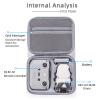 XBERSTAR Mavic Mini 2 Carrying Case for DJI Mavic Mini 2/ Mini 2 SE/Mini 4k Drone Case Hard Shell Storage Bag Mavic Mini 2 Drone Accessories, Gray, 20.5*19*10cm, Carrying Case view 3