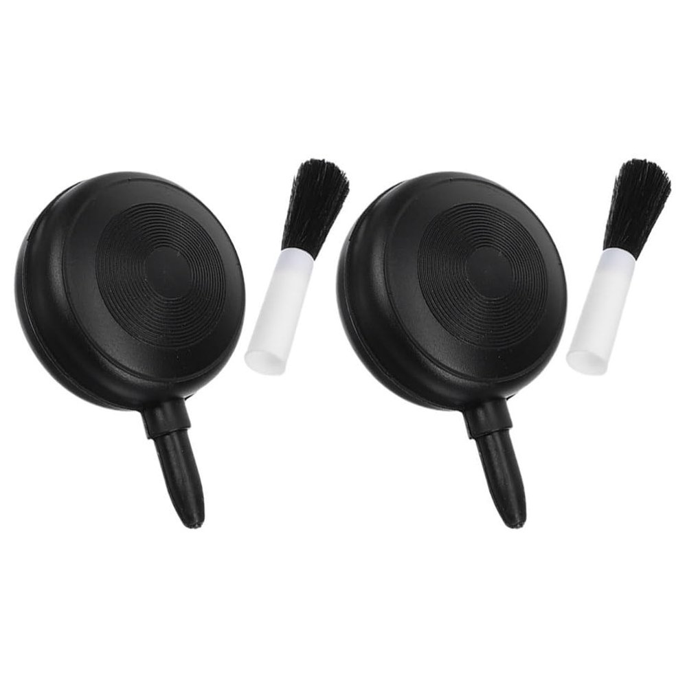 SOLUSTRE 2pcs Air Blower and Brush for Lens Cleaning Dust Removal Tool for Camera Keyboard and Electronics Maintenance Essential Cleaning Supplies for Photographers and Tech Enthusiasts