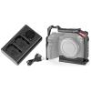 NEEWER Full Camera Cage Compatible with Sony a7R V/a7R IV/a7 IV/a7S III/a1, Compatible with DJI RS Stabilizers, CA004Dual USB Charger for Sony NP-FZ100 Battery Included view 1