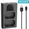 NEEWER Full Camera Cage Compatible with Sony a7R V/a7R IV/a7 IV/a7S III/a1, Compatible with DJI RS Stabilizers, CA004Dual USB Charger for Sony NP-FZ100 Battery Included view 2