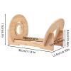 GORTTYEO Vinyl Record Stand, Vinyl Record Storage Holder Tabletop Album Record Display Rack, Modern LP Holder, Holds up to 50 Albums or CDs view 2