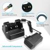 CD-41 Rapid Charger Upgraded for Yaesu FT5DR FT1DR FT2DR FT3DR VX-8R VX-8DR VX-8GR VX-8E VX-8DE VX-8GE Ra-dio Charger SBR-14Li FNB-101Li FNB-102Li Battery Charger view 3