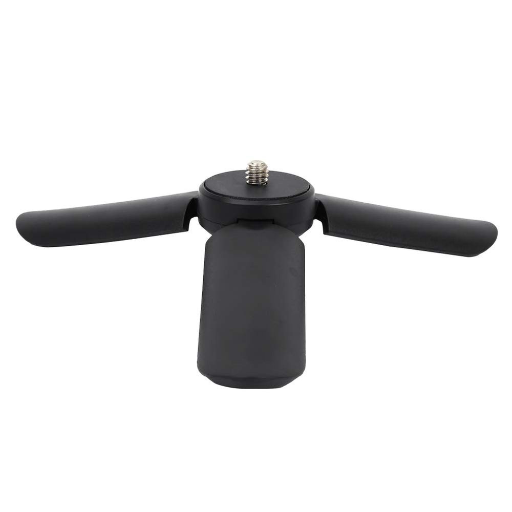 Desktop Tripod, Small Tripod with 1/4 Screw 7.5x3x3cm Black Plastic Metal Portable Mini Table Tripod Tabletop Tripod for Digital Camera Mirrorless Cameras Smartphone
