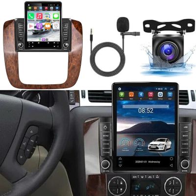 2+32G 9.7in Car Radio Stereo Radio for Chevrolet GMC 2007-2014 2013 2012 2011 2010 2009 2008 Double Din Touchscreen Car Radio Receiver w/WiFi GPS Navigation Bluetooth AHD Backup Camera Mic