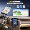 2+32G 9.7in Car Radio Stereo Radio for Chevrolet GMC 2007-2014 2013 2012 2011 2010 2009 2008 Double Din Touchscreen Car Radio Receiver w/WiFi GPS Navigation Bluetooth AHD Backup Camera Mic view 4